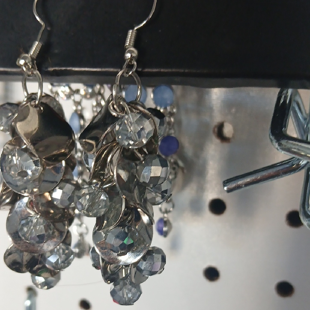 Elegant Silver Dangle Earrings